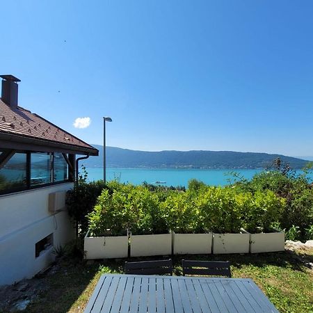 Maisonnette Vue Panoramique Lac D'Annecy Veyrier-du-Lac Exteriér fotografie